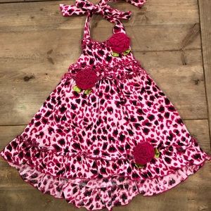 One Posh Kid Dress Pink and Beautiful Size 12-18 M
